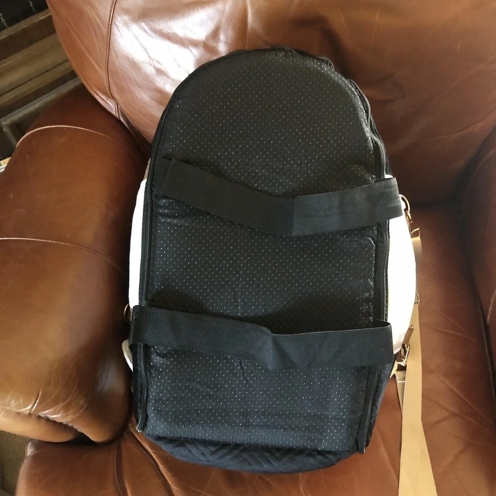 Small Dog Car Seat Booster Carrier Plush Black Velour Bow Tether Straps Non-Slip
